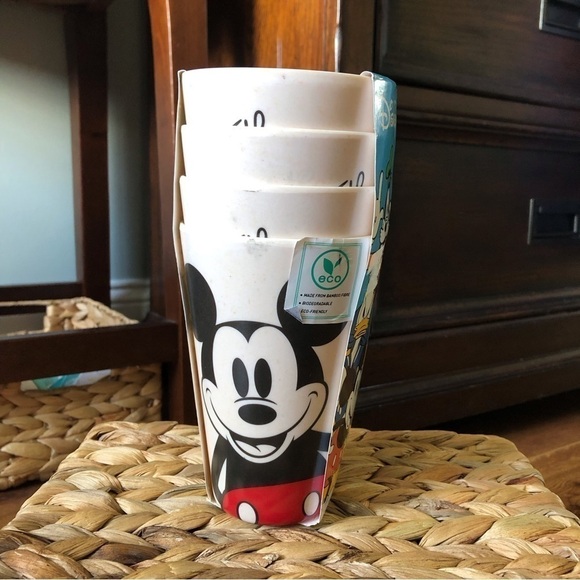 Disney All Eyes on Mickey Mouse bamboo tumblers set of 4 - Picture 3 of 5